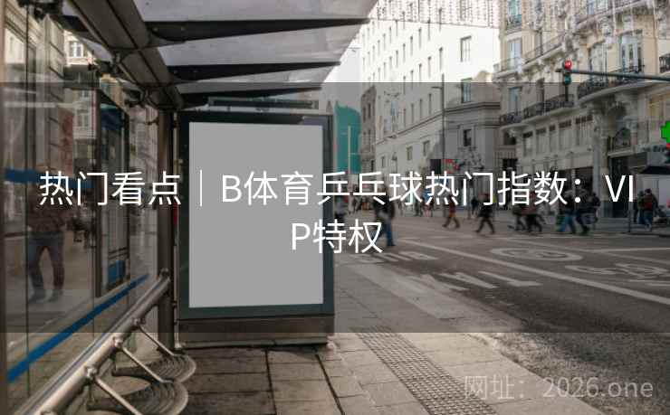 热门看点｜B体育乒乓球热门指数：VIP特权