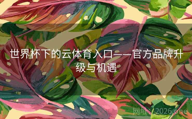 世界杯下的云体育入口——官方品牌升级与机遇