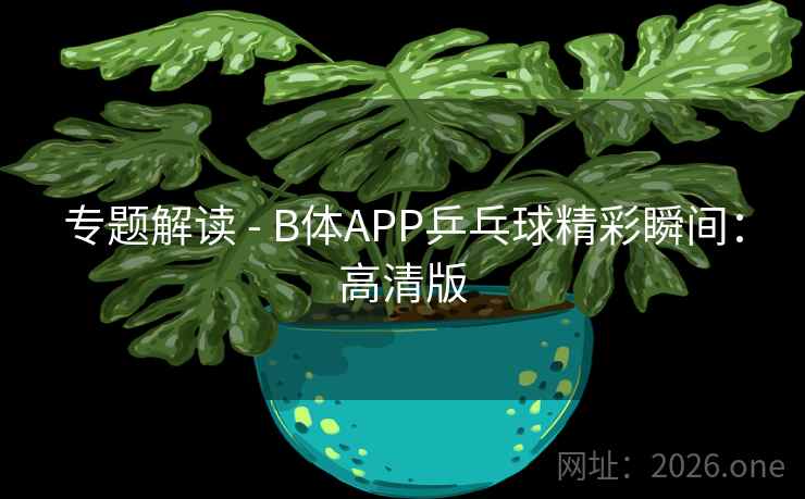 专题解读 - B体APP乒乓球精彩瞬间：高清版