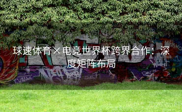 球速体育×电竞世界杯跨界合作：深度矩阵布局